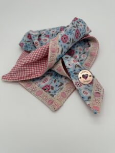 bandana pastel rose et bleu